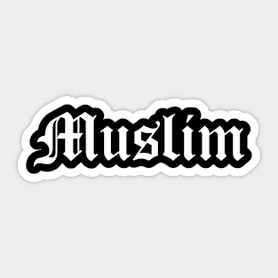 Muslim Sticker